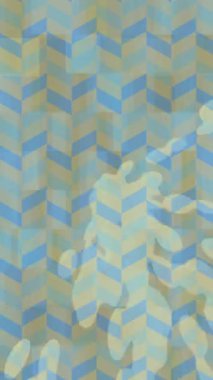 Benzersiz dijital animasyon tarzı grafikleri olan yaratıcı ortam tasarımı için yenilikçi hareket dokusu