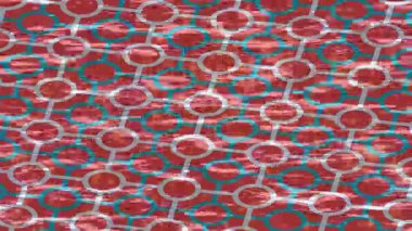 Lüks hareket projeleri için soyut tasarım stili animasyonu olan üst düzey dijital doku