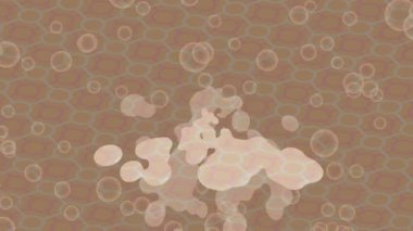 Benzersiz dijital animasyon tarzı grafikleri olan yaratıcı ortam tasarımı için yenilikçi hareket dokusu