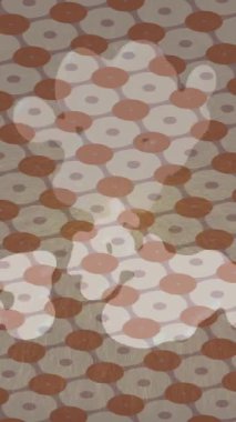 Soyut hareket desenli fütüristik video üretimi için dinamik dijital arkaplan