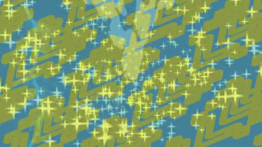 Dijital doku yüzey tasarım biçimi ile modern video animasyonu için gelişmiş hareket grafikleri