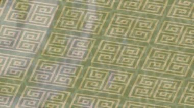 Lüks hareket projeleri için soyut tasarım stili animasyonu olan üst düzey dijital doku