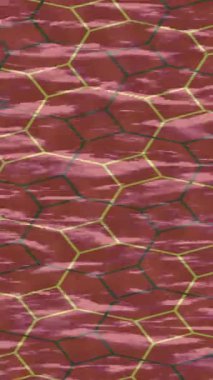 Benzersiz video giriş tasarımı projeleri için detaylı yüzey kalıbı film animasyon stili grafik girişi