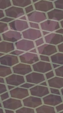 Soyut hareket desenli fütüristik video üretimi için dinamik dijital arkaplan