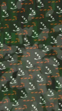 Benzersiz dijital animasyon tarzı grafikleri olan yaratıcı ortam tasarımı için yenilikçi hareket dokusu