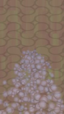 Soyut hareket desenli fütüristik video üretimi için dinamik dijital arkaplan