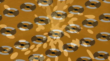 Benzersiz hareket dokusu tasarım sanatı ile profesyonel video düzenleme için modern soyut grafikler