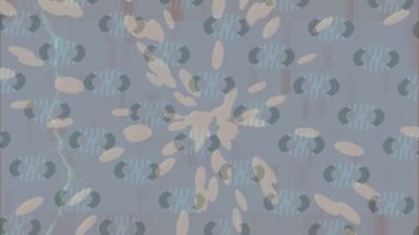 Benzersiz dijital animasyon tarzı grafikleri olan yaratıcı ortam tasarımı için yenilikçi hareket dokusu