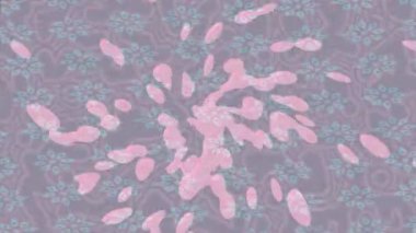 Lüks hareket projeleri için soyut tasarım stili animasyonu olan üst düzey dijital doku