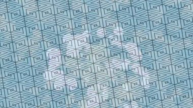 Dijital doku yüzey tasarım biçimi ile modern video animasyonu için gelişmiş hareket grafikleri