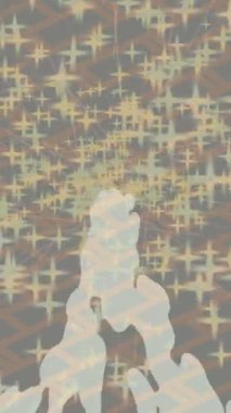 Benzersiz video giriş tasarımı projeleri için detaylı yüzey kalıbı film animasyon stili grafik girişi