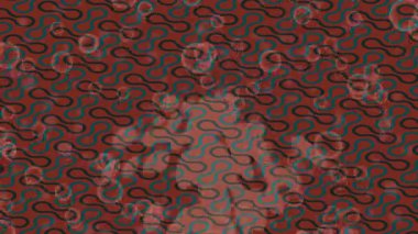 Benzersiz dijital animasyon tarzı grafikleri olan yaratıcı ortam tasarımı için yenilikçi hareket dokusu