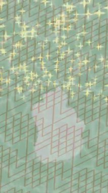 Organik desenli yüzey giriş stili video film sanatı ile soyut arkaplan tasarımı