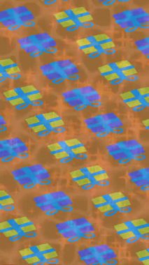 Benzersiz hareket dokusu tasarım sanatı ile profesyonel video düzenleme için modern soyut grafikler