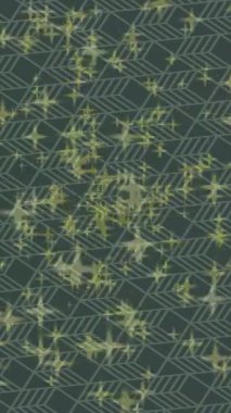 Benzersiz dijital animasyon tarzı grafikleri olan yaratıcı ortam tasarımı için yenilikçi hareket dokusu