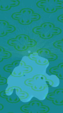 Profesyonel video projeleri sanat tarzı için organik hareketli arkaplan tasarımı