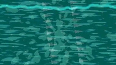 Benzersiz dijital animasyon tarzı grafikleri olan yaratıcı ortam tasarımı için yenilikçi hareket dokusu