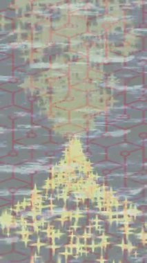 Estetik doku arkaplan tasarımı renkli hareket grafikleri ile moda film giriş profosyoneli