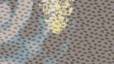 Benzersiz video giriş tasarımı projeleri için detaylı yüzey kalıbı film animasyon stili grafik girişi