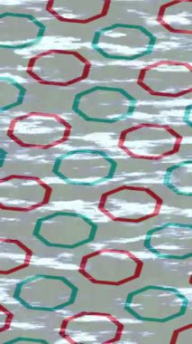 Soyut hareket desenli fütüristik video üretimi için dinamik dijital arkaplan