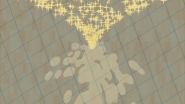 Lüks hareket projeleri için soyut tasarım stili animasyonu olan üst düzey dijital doku