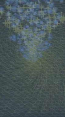 Benzersiz hareket grafikleri tasarım sanatına sahip yaratıcı film üretimi için özet bir arkaplan