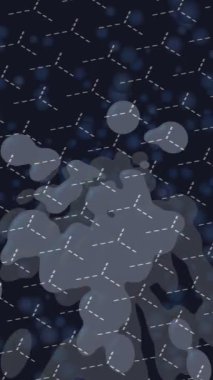 Modern medya üretimi için fütüristik dijital soyut doku sinematik tarz hareketli grafik ögesi