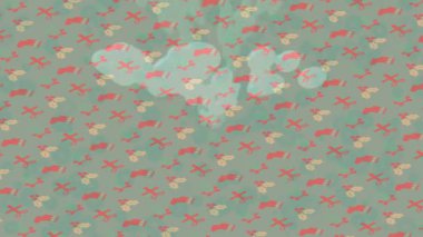 Benzersiz hareket grafikleri tasarım sanatına sahip yaratıcı film üretimi için özet bir arkaplan