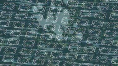 Dijital doku yüzey tasarım biçimi ile modern video animasyonu için gelişmiş hareket grafikleri