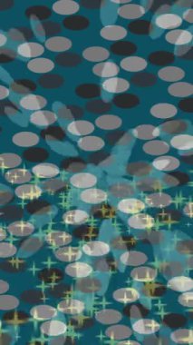 Benzersiz dijital animasyon tarzı grafikleri olan yaratıcı ortam tasarımı için yenilikçi hareket dokusu