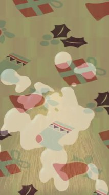 Benzersiz hareket grafikleri tasarım sanatına sahip yaratıcı film üretimi için özet bir arkaplan