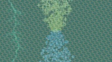 Benzersiz hareket dokusu tasarım sanatı ile profesyonel video düzenleme için modern soyut grafikler