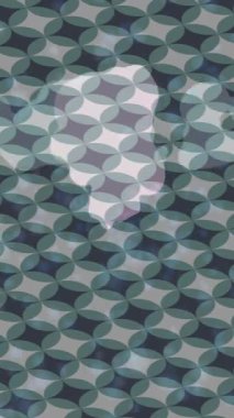 Benzersiz dijital animasyon tarzı grafikleri olan yaratıcı ortam tasarımı için yenilikçi hareket dokusu