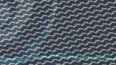 Benzersiz dijital animasyon tarzı grafikleri olan yaratıcı ortam tasarımı için yenilikçi hareket dokusu