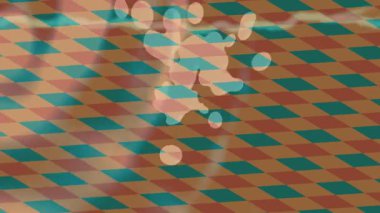 Dijital doku yüzey tasarım biçimi ile modern video animasyonu için gelişmiş hareket grafikleri