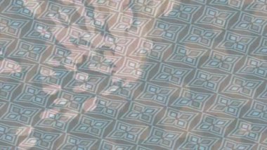 Benzersiz dijital animasyon tarzı grafikleri olan yaratıcı ortam tasarımı için yenilikçi hareket dokusu