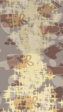 Benzersiz video giriş tasarımı projeleri için detaylı yüzey kalıbı film animasyon stili grafik girişi