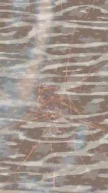 Benzersiz dijital animasyon tarzı grafikleri olan yaratıcı ortam tasarımı için yenilikçi hareket dokusu