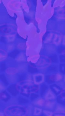 Lüks hareket projeleri için soyut tasarım stili animasyonu olan üst düzey dijital doku