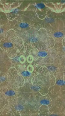 Benzersiz hareket grafikleri tasarım sanatına sahip yaratıcı film üretimi için özet bir arkaplan