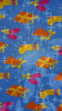 Lüks hareket projeleri için soyut tasarım stili animasyonu olan üst düzey dijital doku