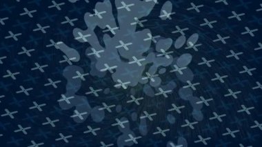 Lüks hareket projeleri için soyut tasarım stili animasyonu olan üst düzey dijital doku