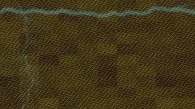 Soyut hareket desenli fütüristik video üretimi için dinamik dijital arkaplan