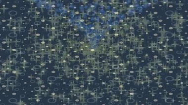 Soyut hareket desenli fütüristik video üretimi için dinamik dijital arkaplan