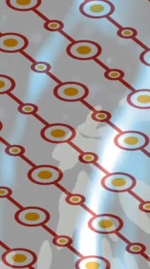 Benzersiz video giriş tasarımı projeleri için detaylı yüzey kalıbı film animasyon stili grafik girişi