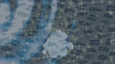 Lüks hareket projeleri için soyut tasarım stili animasyonu olan üst düzey dijital doku