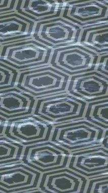 Soyut hareket desenli fütüristik video üretimi için dinamik dijital arkaplan