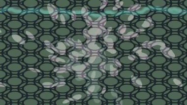 Lüks hareket projeleri için soyut tasarım stili animasyonu olan üst düzey dijital doku