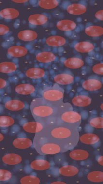 Yaratıcı video düzenleme film arkaplan tasarımı için minimalist organik hareket grafikleri