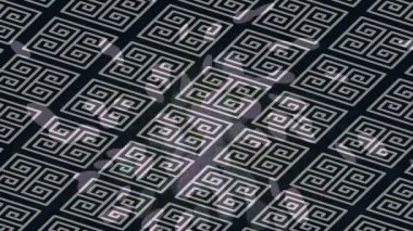 Organik desenli yüzey giriş stili video film sanatı ile soyut arkaplan tasarımı